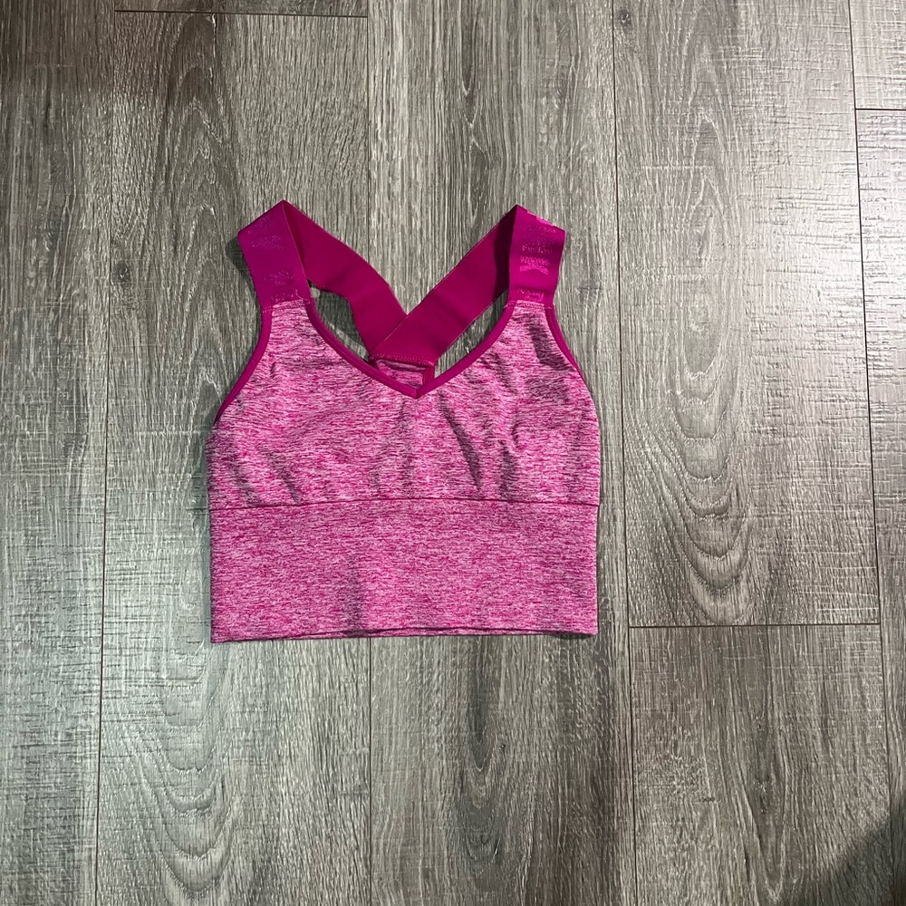 pink victoria secret sports bra